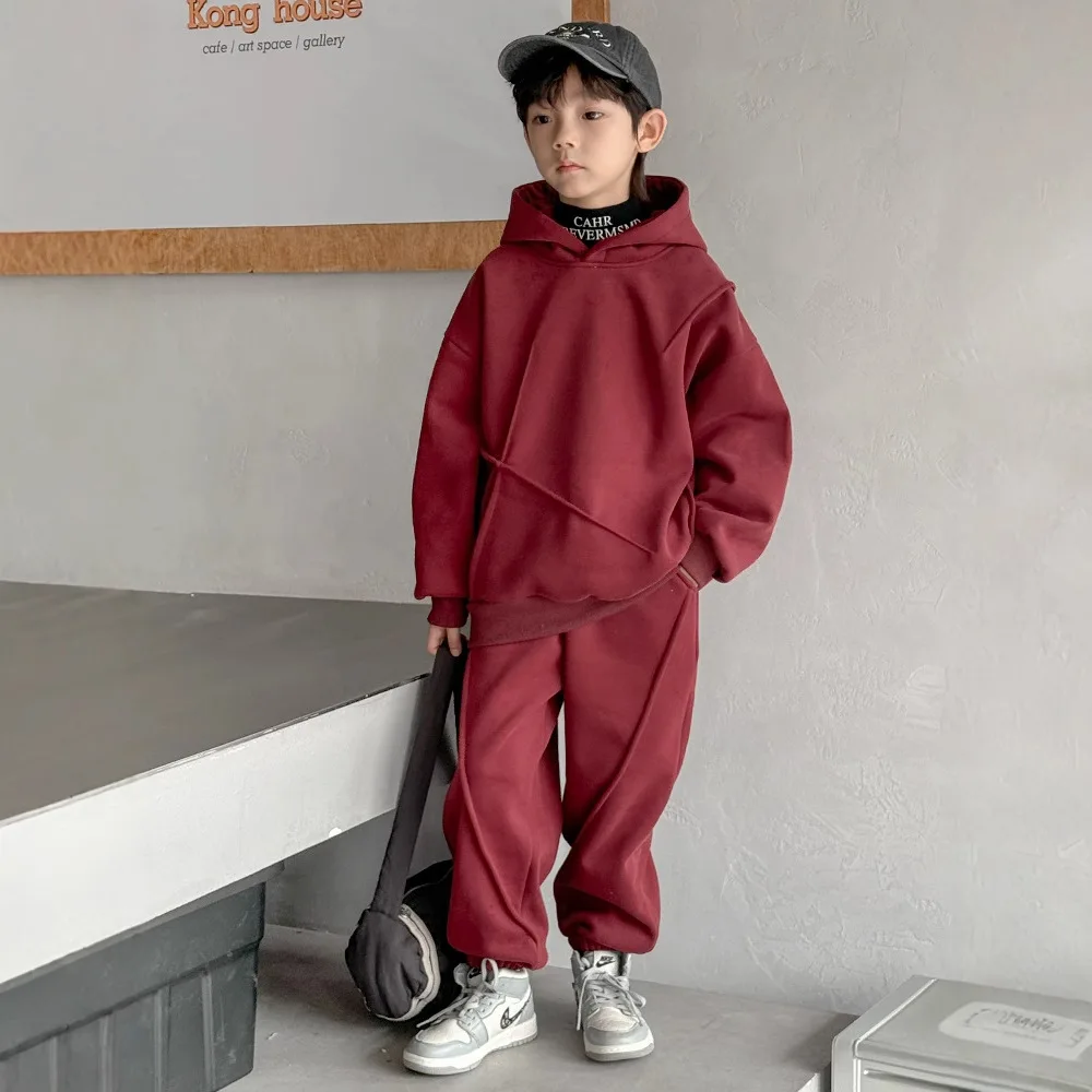 

Boys' Autumn Sports Suit 2025 New Children's Clothing Autumn Handsome Boy Trend