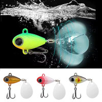 Sinking VIB Spinner Bait Metal Jig Rotating Vibration fishing lures Wobbler Chatterbait Sea Fishing Spoon Buzzbait Bass grouper