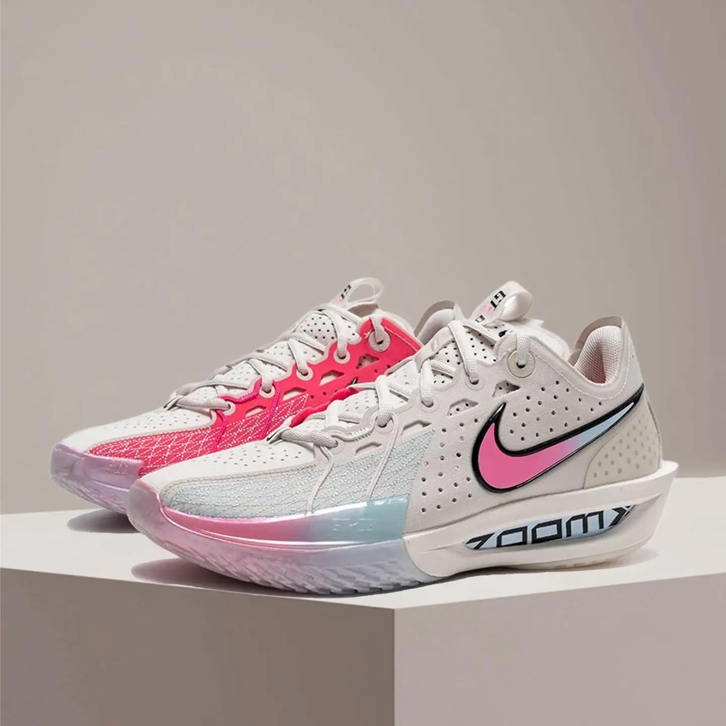 

Nike G.T. Модные и универсальные удобные баскетбольные кроссовки Cut 3 с противоскользящей подошвой, прочные, с мягкой амортизирующей подошвой, DV2918-007