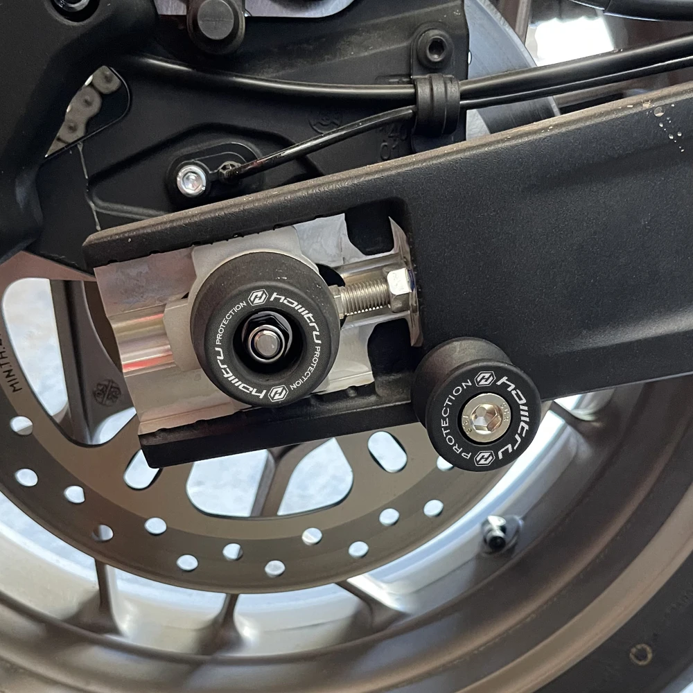 Paddock sepeda motor lengan berdiri sekrup belakang Swingarm Spools Slider untuk Kawasaki Z H2 SE / Performance 2020-2023