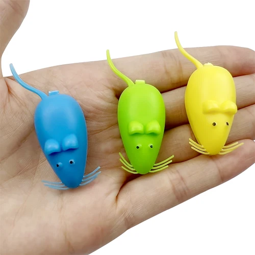 Imagen 2 del producto Mini caja organizadora con forma de ratón, almacenamiento de recuerdos de plástico, guardar el primer estuche para recoger dientes de bebé, soporte para recuerdos Dental