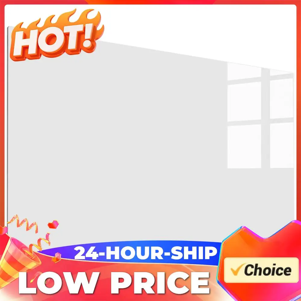 Magnetic White Board Sticker Whiteboard Stick on Wall Magnetic Dry Erase Whiteboard for Teaching Training Office and Home Use