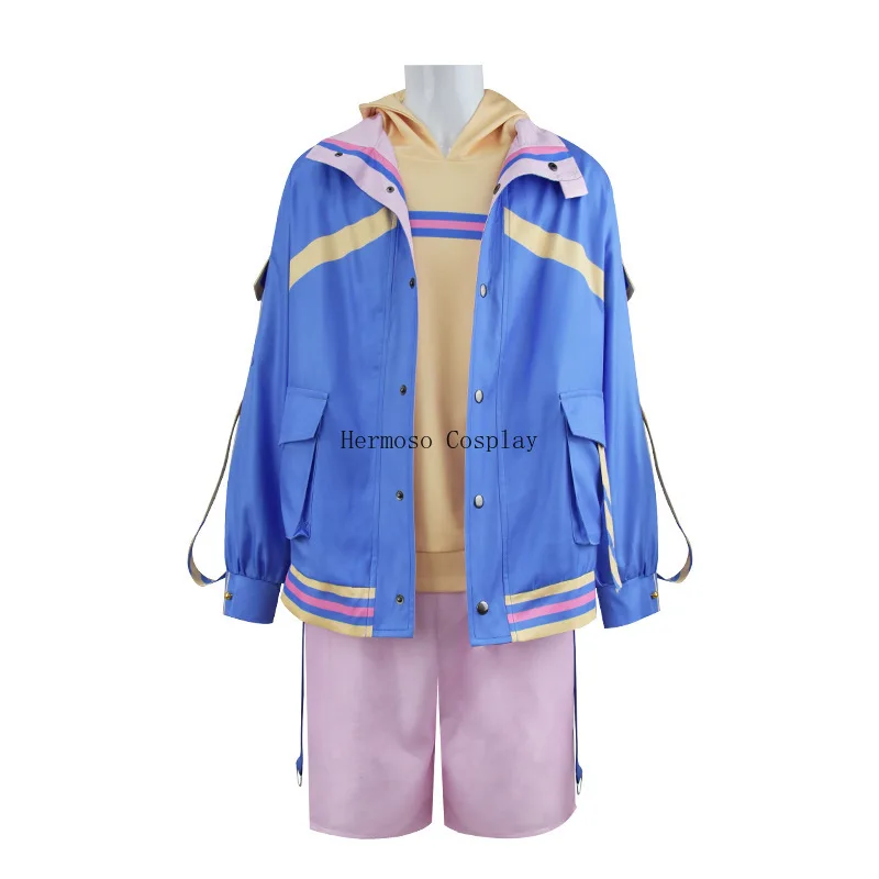 Anime Link Click Li Tianxi Li Tianchen Costume Cosplay moda dolce rosa blu cappotto vestito quotidiano attività partito gioco di ruolo gonna