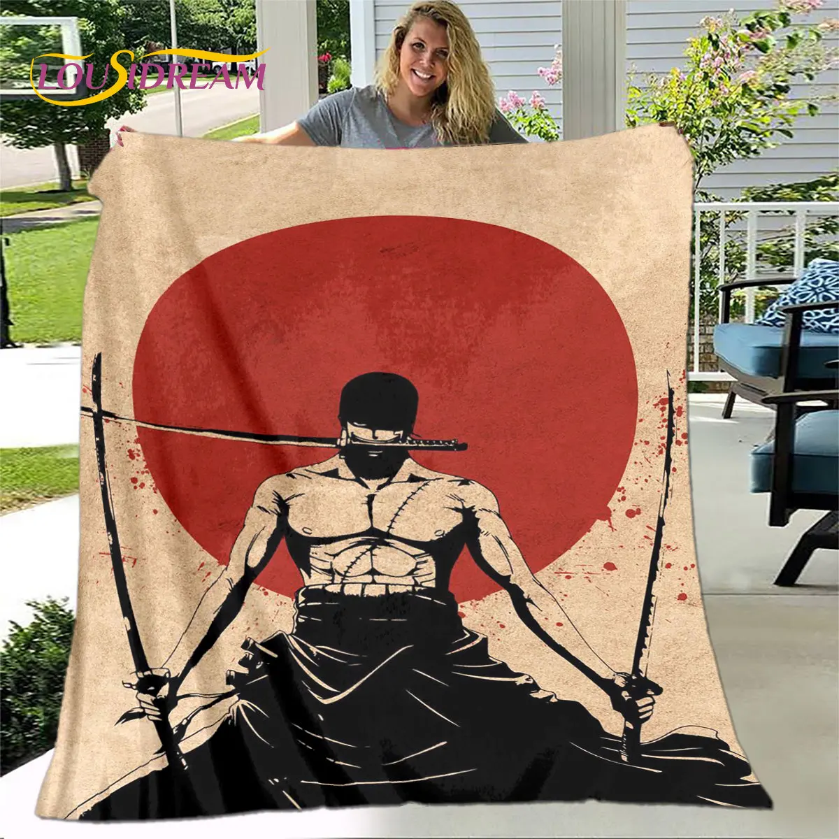 Japanese Anime Cartoon Blanket,Flannel Blanket Throw Blanket,Children's Warm Blanket for Living Room Bedroom Beds Sofa Outdoors
