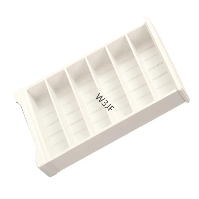 W3JF 6 계층 미니어처 책장 모델 1:12 스케일 인형 하우스 장식 작은 나무 책장 디스플레이 랙 가구 장식