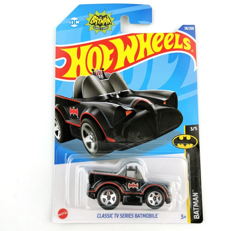 

2022-78 Лидер продаж, автомобили, Классическая ТВ-серия BATMOBILE 1/64, металлические Литые модели, коллекционные игрушечные автомобили