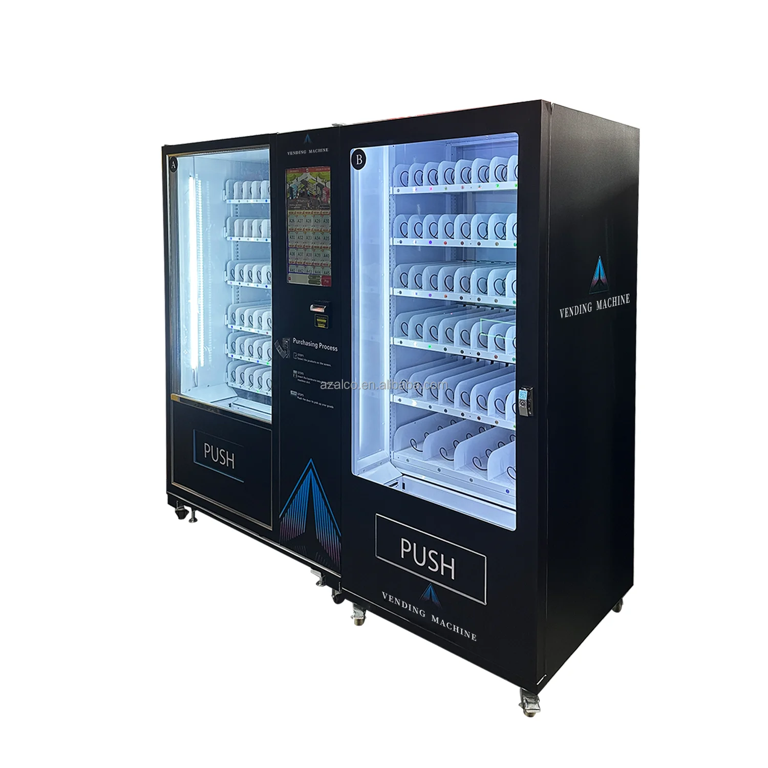 آلة مع بطاقة الائتمان رمز الاستجابة السريعة المحلي فاتورة عملة كومبو آلة بيع مصنع توريد زجاجة علب المشروبات موزع بيع البيرة e #2