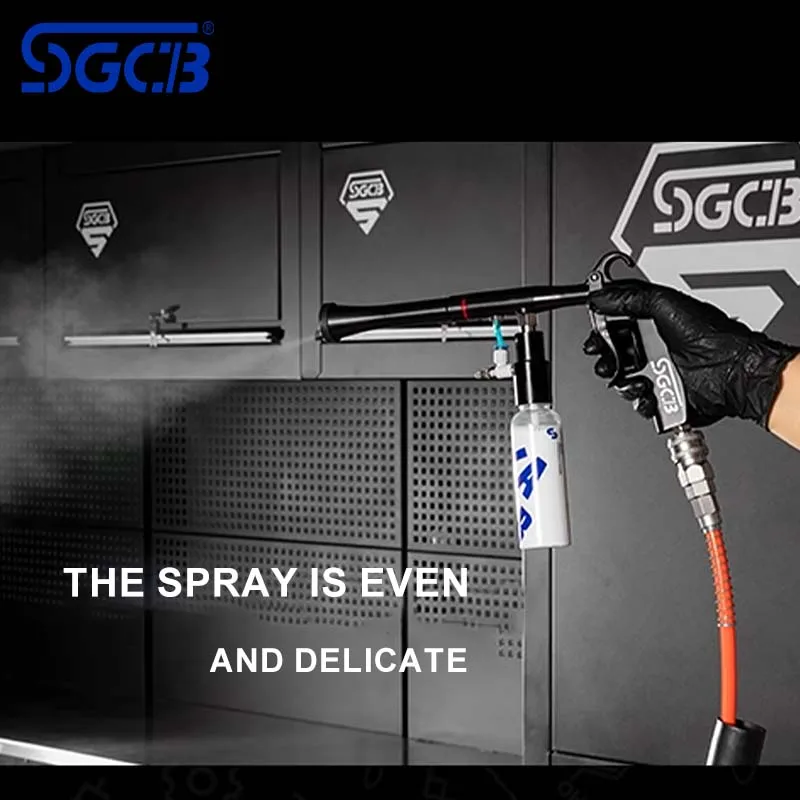 SGCB Interior Cleaning Gun Air Blow Coating Spray Gun With 100ML Bottle Multi-function Tool Portable Coating Spray Gun Cleaning