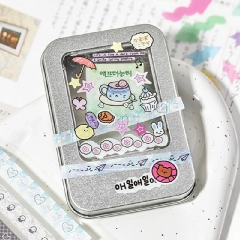 

20 шт./книга Kawaii японский мультфильм вырезанная пленка ПЭТ наклейки для скрапбукинга журнал милая девушка DIY настольная ремесленная наклейка для жестяной коробки
