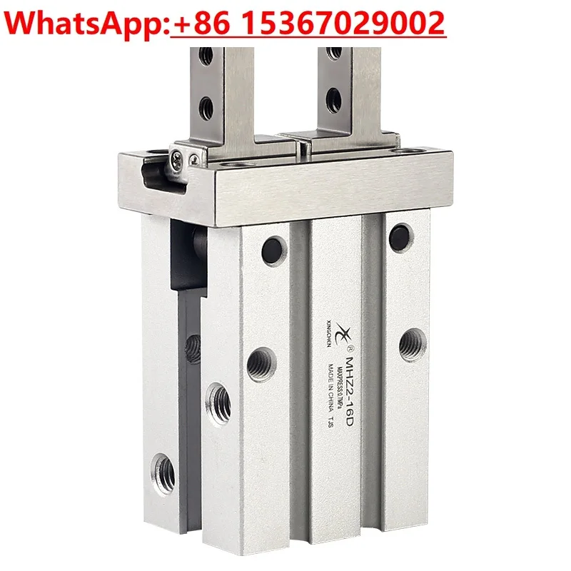 Cilindro de dedo pneumático MHZ2-16D mandíbula paralela HFZ6 MHZL2-10D 20D/25D manipulador