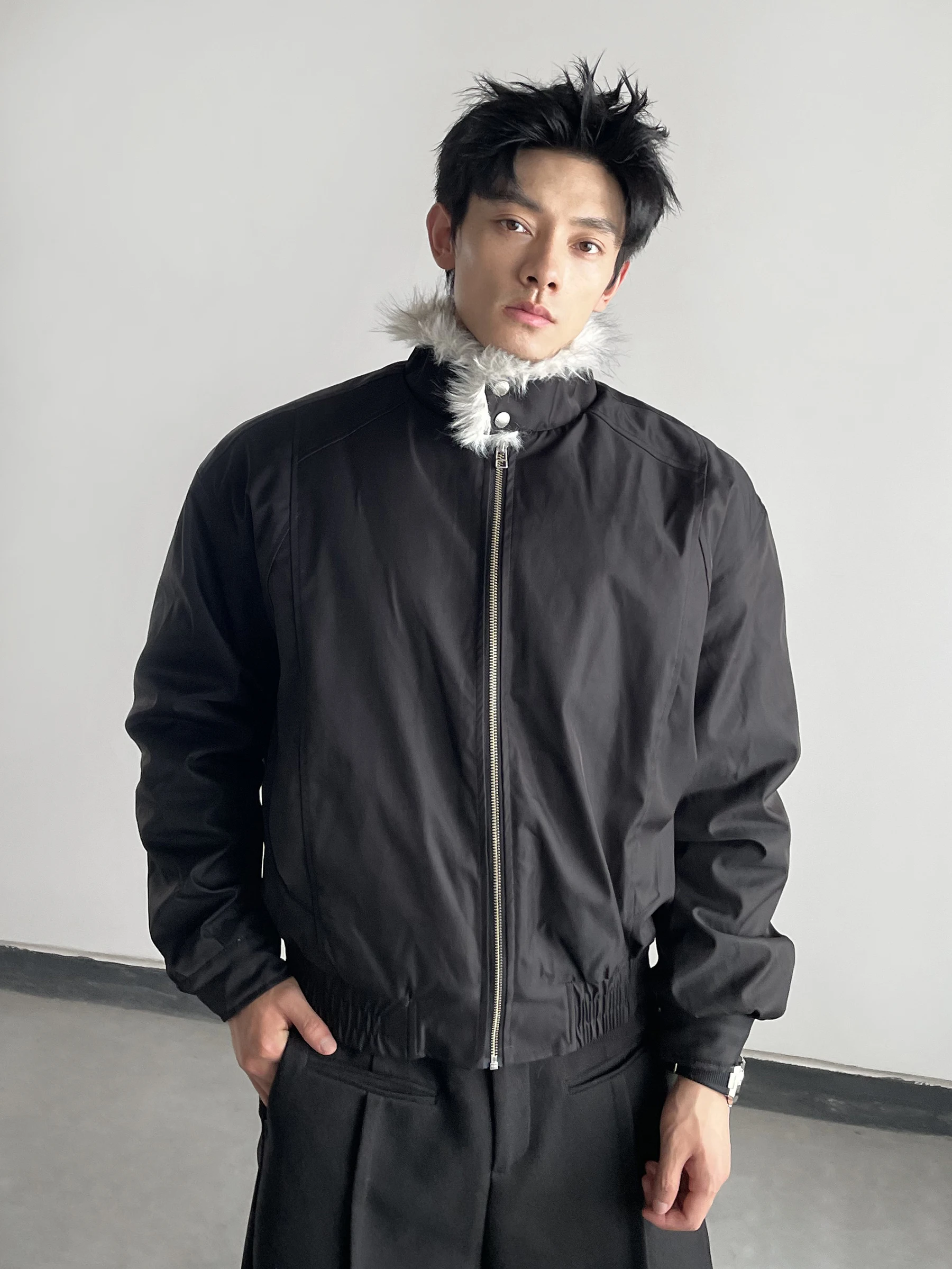 سترات باركاس ناعمة وسميكة وفضفاضة جديدة للرجال والنساء لشتاء 2025 معاطف باركاس بأكمام طويلة وطية صدر السترة قطع علوية أنيقة وسيم #3