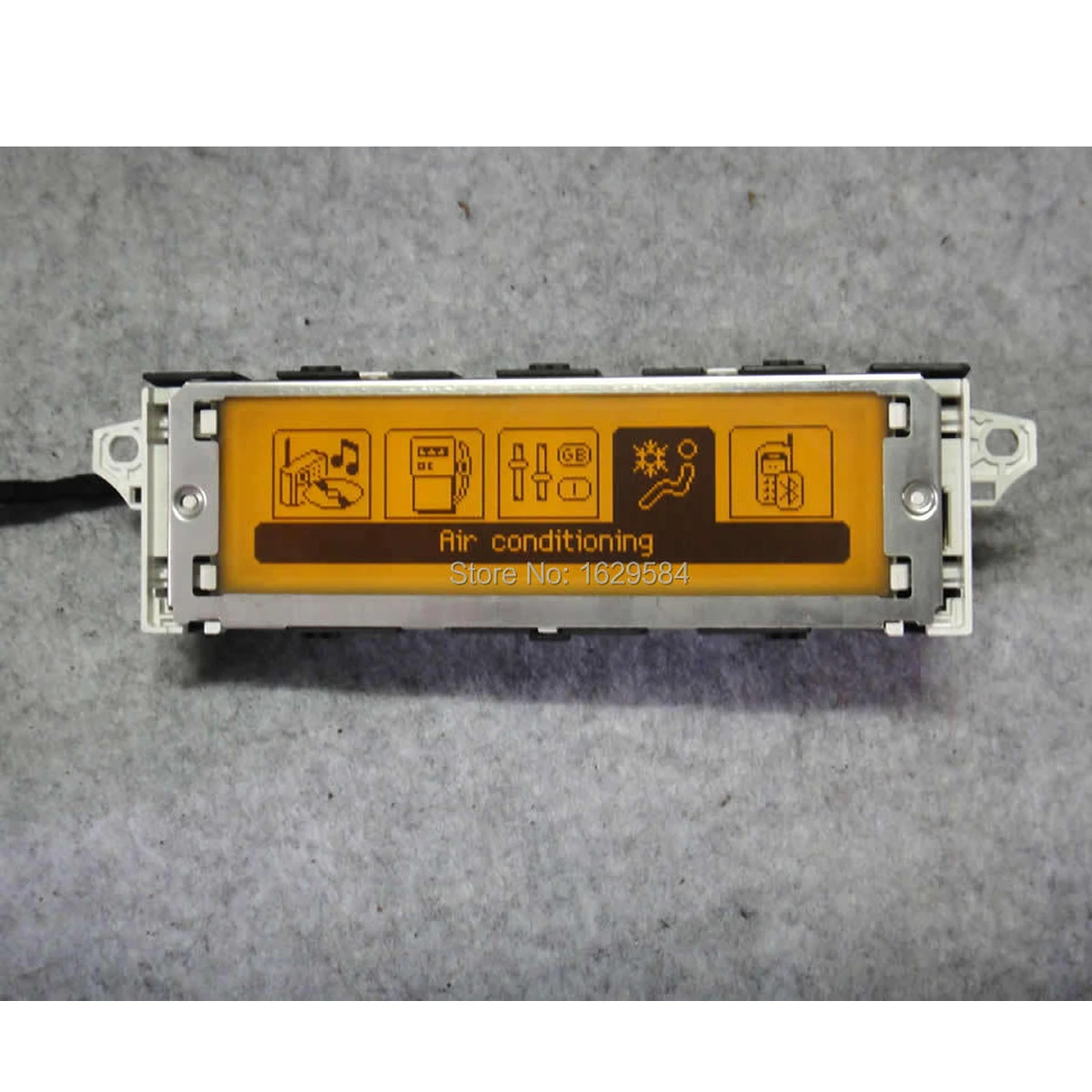 Original Car Multifuntion display RD4 screen yellow 12 pin air con for Peugeot 307 407 408 For citroen C2 C3 C4 C5 C8