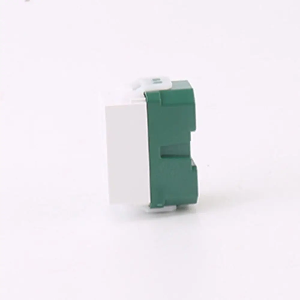 10Pcs New 120 Series Two-hole Round Single Plug 2-Pin Flat Plastic Switch