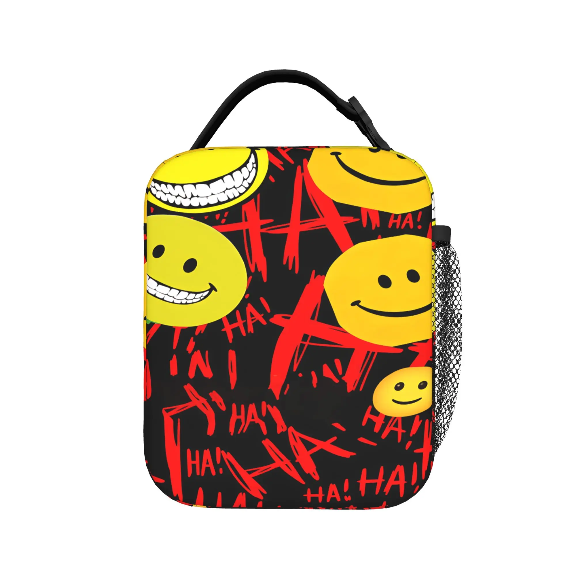 Verity Arg Lunch Bag  Vintage Lunch Box For Adult Travel Convenient Cooler Bag Oxford Print Tote Food Bags