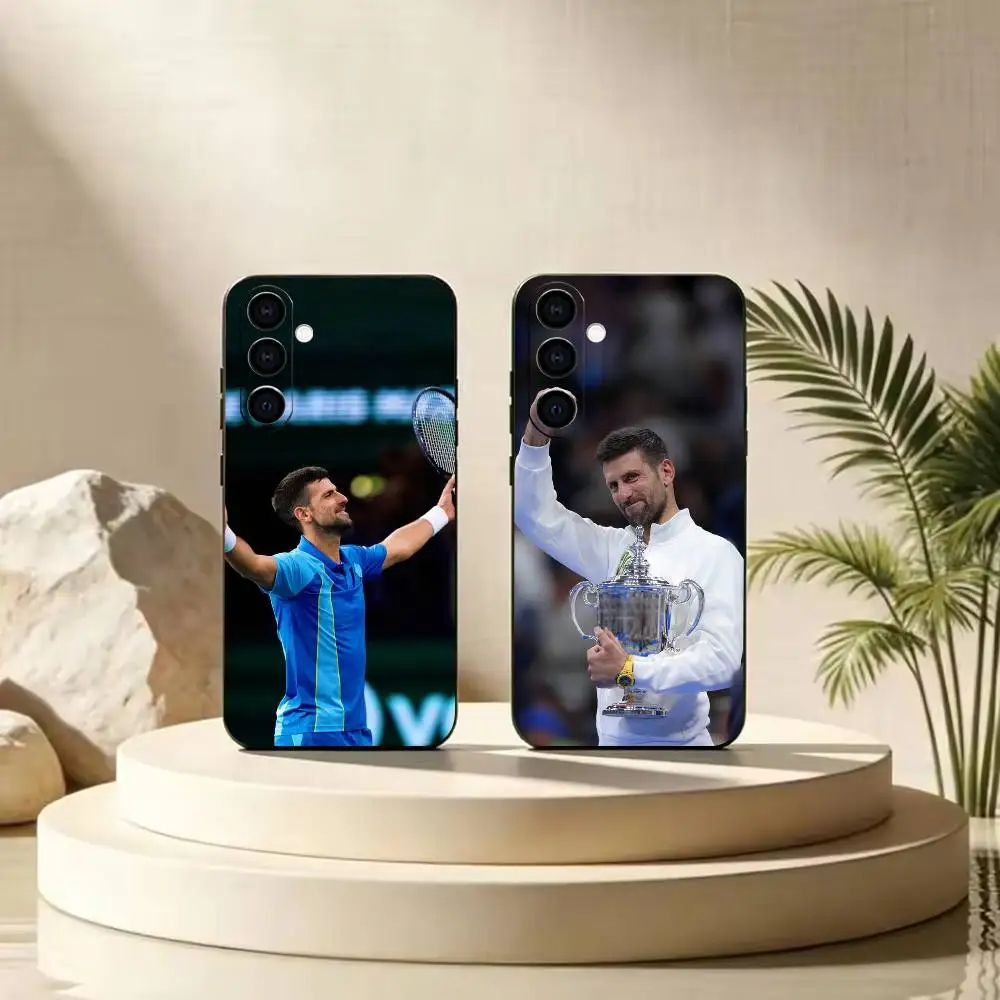 T-Tennis star N-Novak Djokovic   Phone Case For Samsung Galaxy A73,A72,A71,A70,A53,A52,A51,Others Soft Black Cover