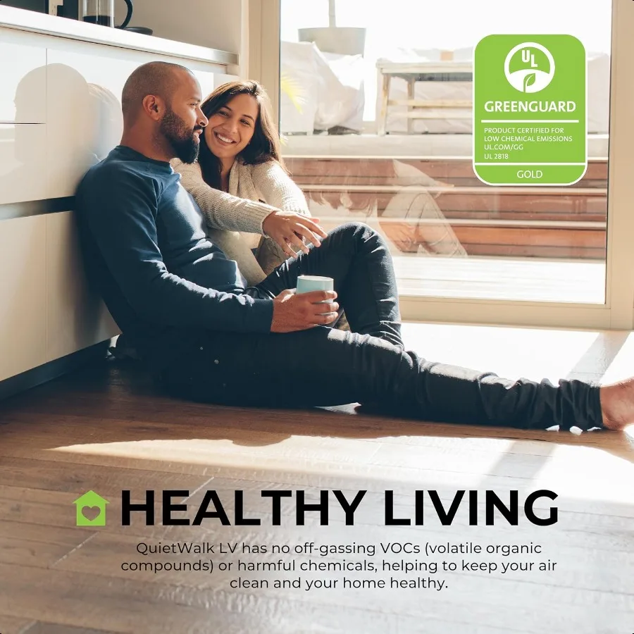 QuietWalk  50 Premium Underlayment for Luxury Vinyl Laminate and Engineered Wood Flooring 50 sq. ft. Roll