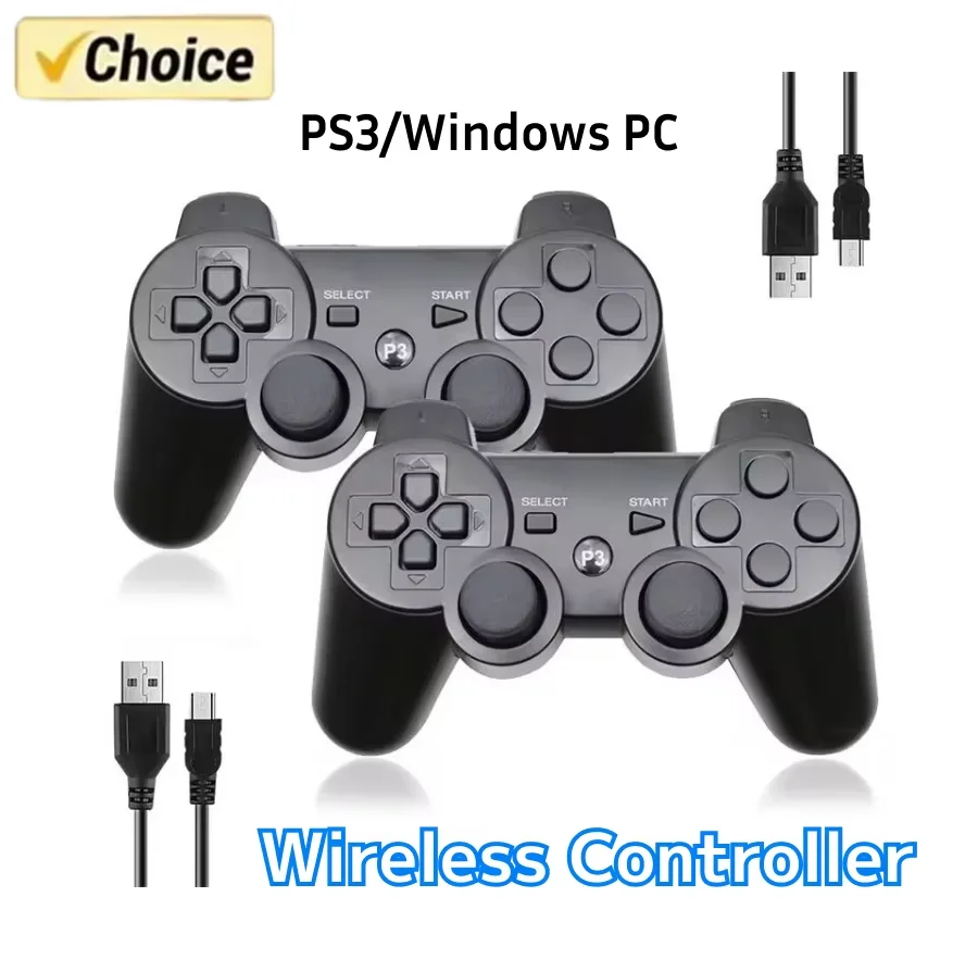 For SONY PS3 Controller Support Bluetooth Wireless Gamepad for Play Station 3 Joystick Console for PS3 Controle for PC