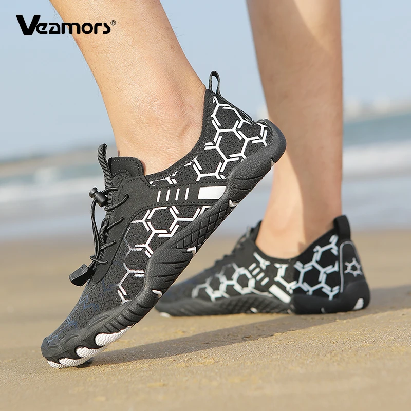 أحذية مائية صيفية سريعة الجفاف تسمح بمرور الهواء للرجال حافي القدمين أحذية رياضية مائية للنساء في الهواء الطلق أحذية رياضية للسباحة وركوب الأمواج وصيد الأسماك #6