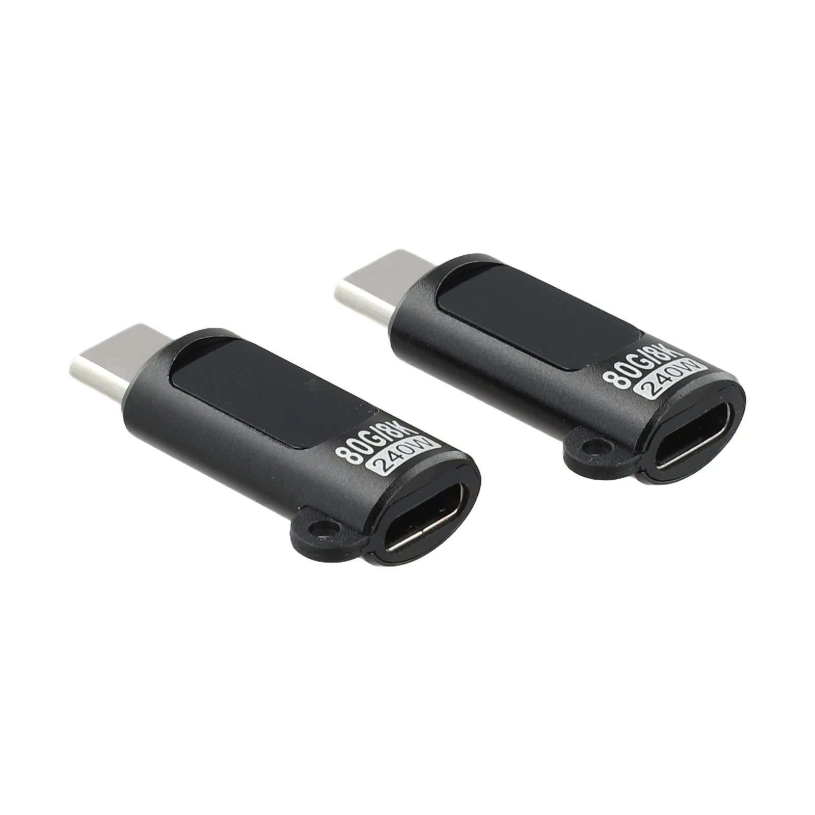 240W USB C Tester 2 Pack with Power and Voltage Current LED Digital Display for Fast Charging and Data Transfer