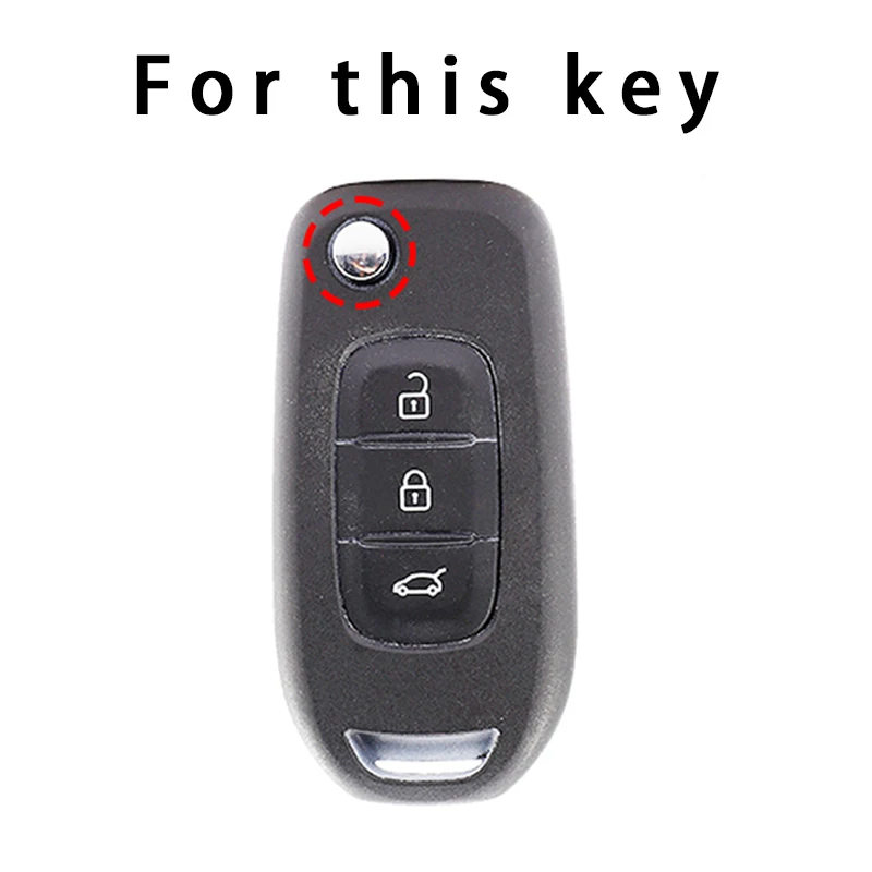 For Renault Kadjar Captur Megane Sandero Stepway Logan Clio 5 Arkana 2020 2021 TPU Car Flip Key Case Cover Key Protector