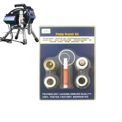 Airless pulverizador filtro bomba êmbolo Rod Repair Kit, série PC, manutenção de selo, junta, 390, 395, 490, 495, 595, 790, 1095, novo