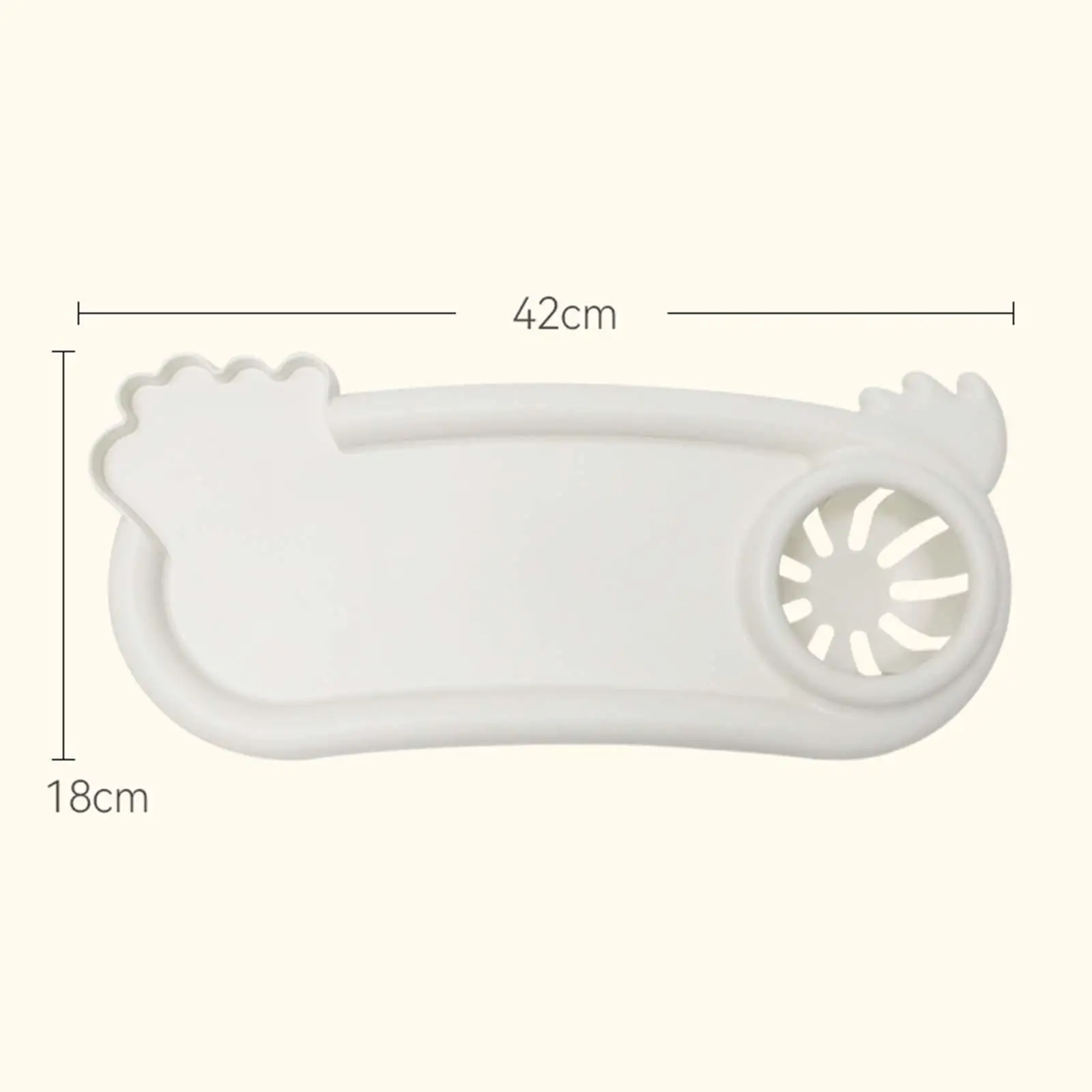 Stroller Snack Tray with Cup Holder Handrest Dish Supplies Baby Stroller Tray Dinner Table for Eating - view 5