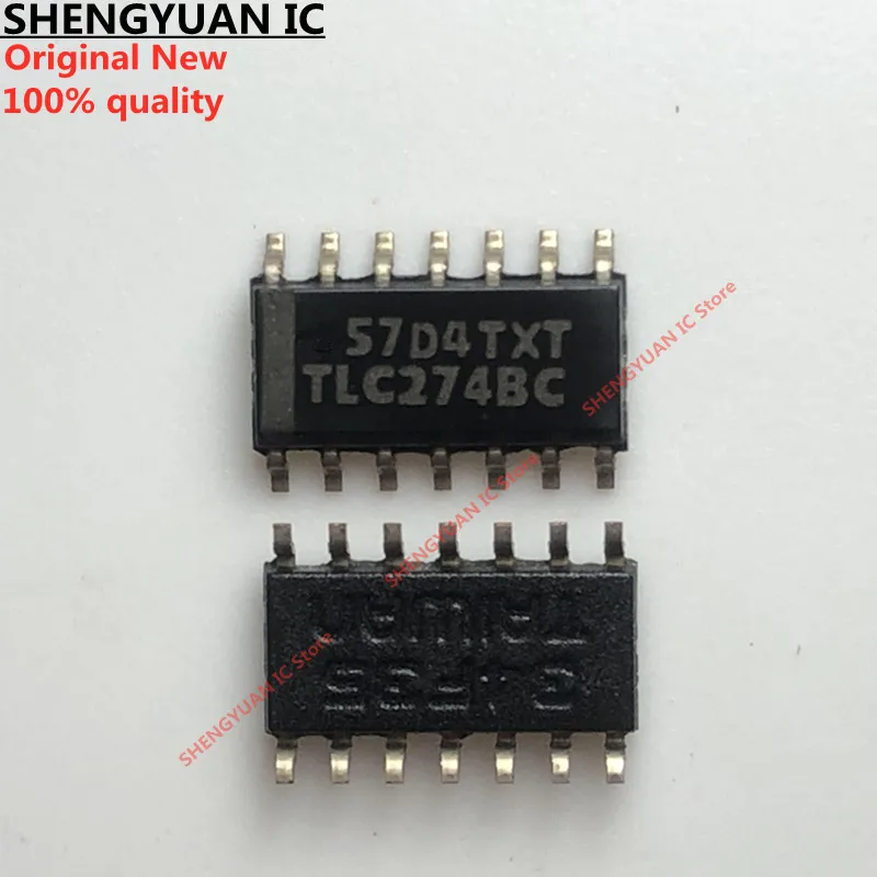 10 pcs/lot TLC274BCDR TLC274BC SOP-14 TLC274 LinCMOS PRECISION QUAD OPERATIONAL AMPLIFIERS 100% new imported original