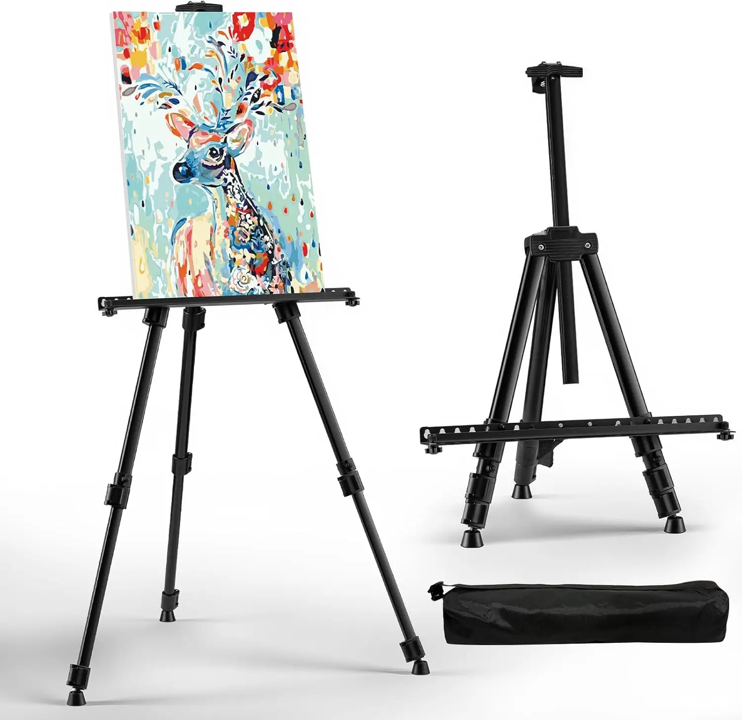 Foldable Tripod Easel for Painting, Portable 62