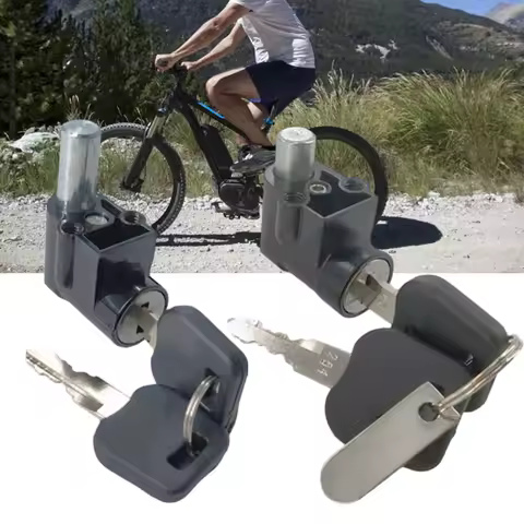 Electric Bicycle Battery Power Lock For Battery Case Power Lock&amp; Key For Hailong 1 Battery Case 1-2 Battery