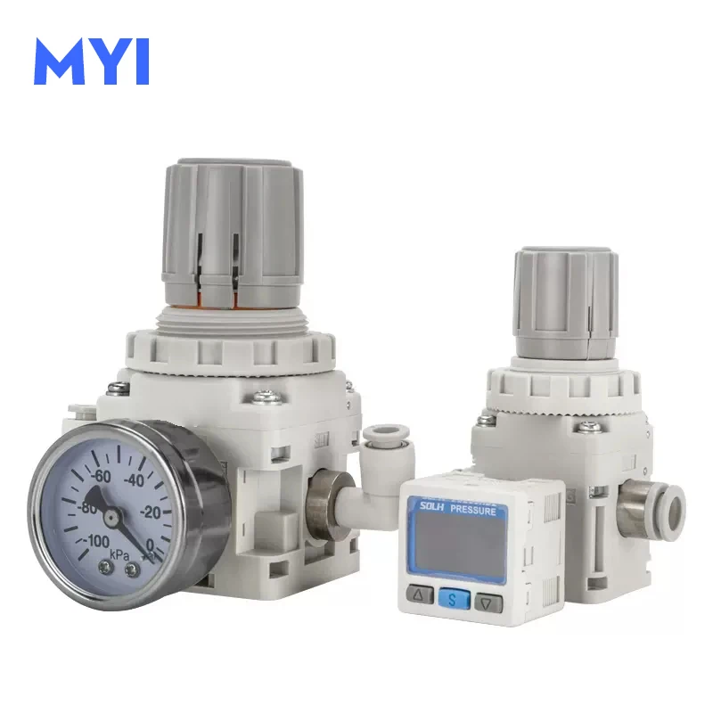 

Precision Pressure Regulator IRV10/IRV20-C06/C08 IRV10-C06 IRV20-C06 Regulator Pressure Reducing Valve With Bracket Gauge