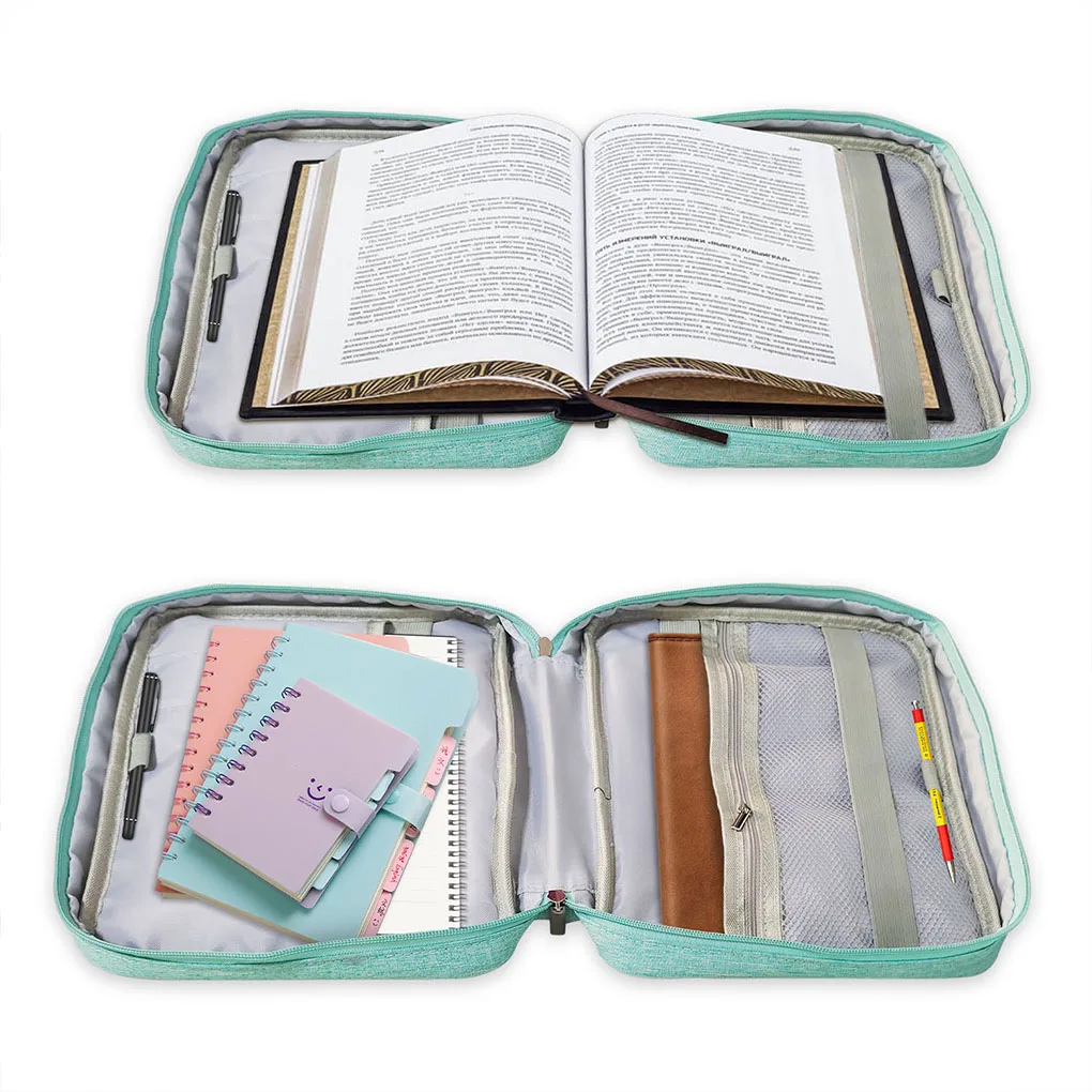 

OxfordCloth Durable Handheld Book Bag With Reinforced Stitching Electronic Product Storage Bag