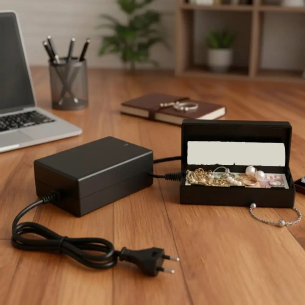 Plastic Simulated Computer Charger Box Safe Anti-theft Adapter Hidden Box Decorative Secret Money Case