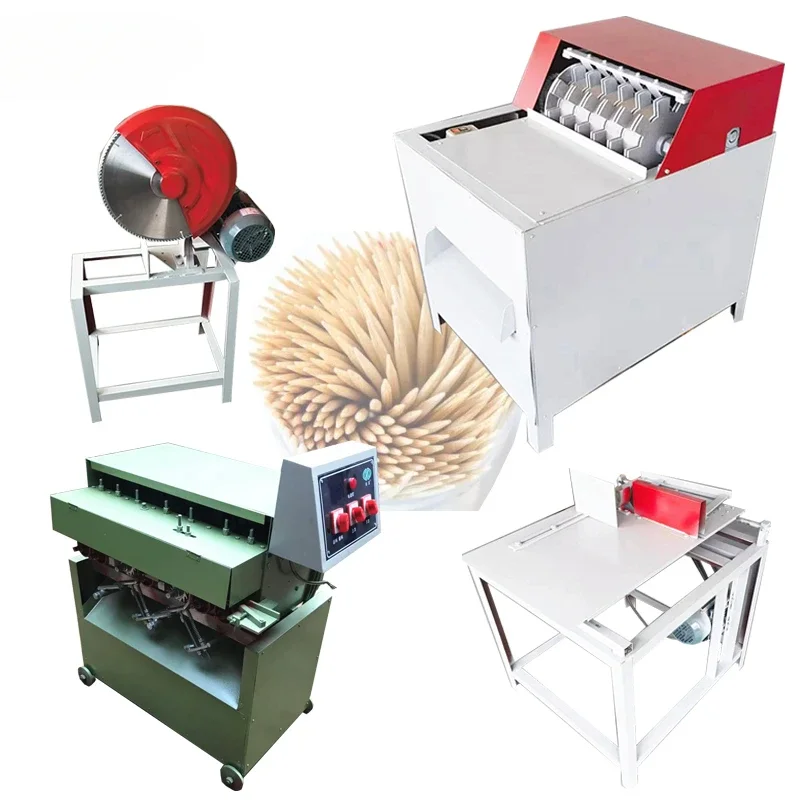 Toothpick Machine Production Line Wood Toothpick Making Machines Price Multi Functional