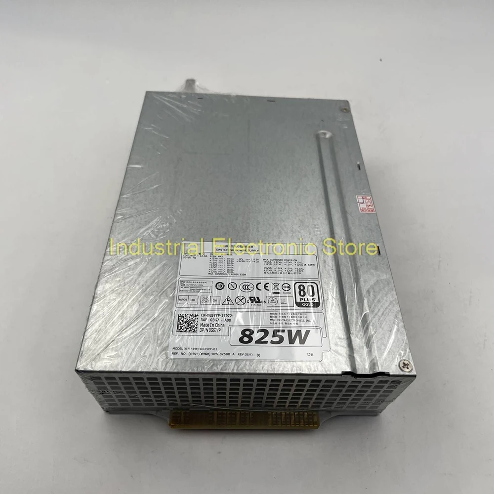 For DELL T5600 T5610 Power Supply D825EF-01 DPS-825BB A 0G57YP 825W D825EF-00