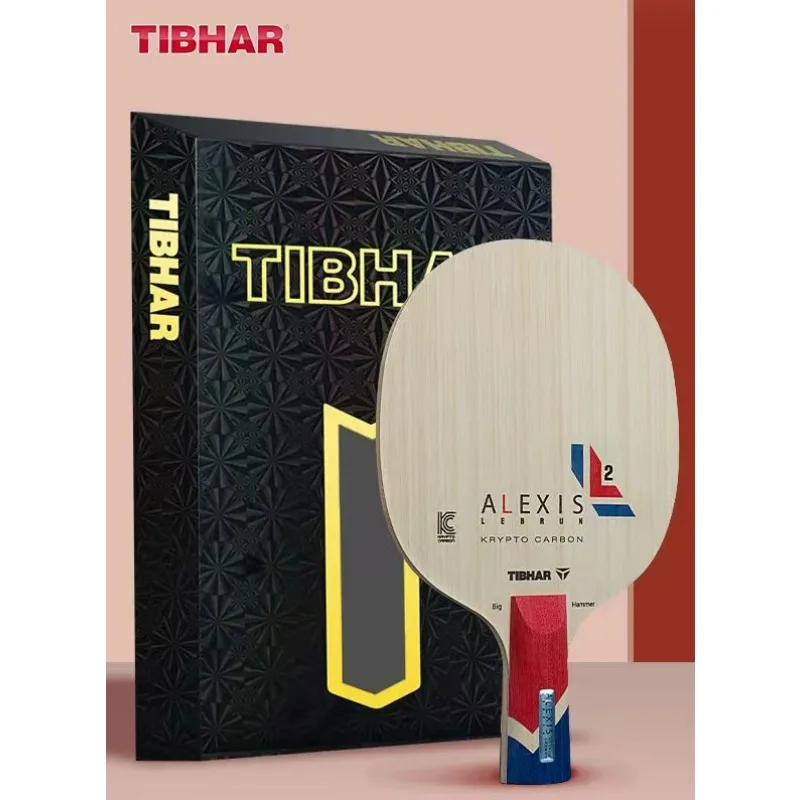 TIBHAR-Raquette de tennis de table avec planche professionnelle Alex en fibre de carbone intégrée