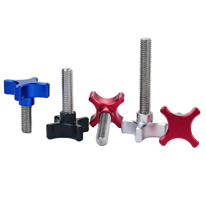 304 Stainless Steel High Strength Thumb Screw, M6 M8 Aluminum Alloy Photography Stand/Camera Mount Adjustment Fastening Bolt