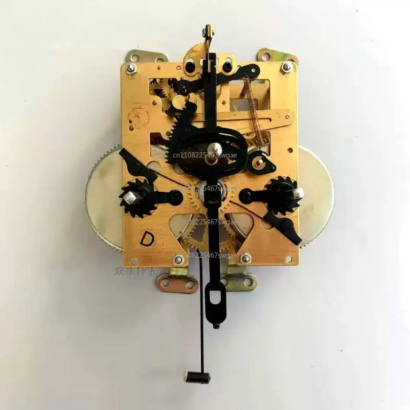 Mechanical Clock Accessories 31days Pure Copper Movement Base Wall Clock, Old-fashioned Maintenance Swing Mechanical Wind-up