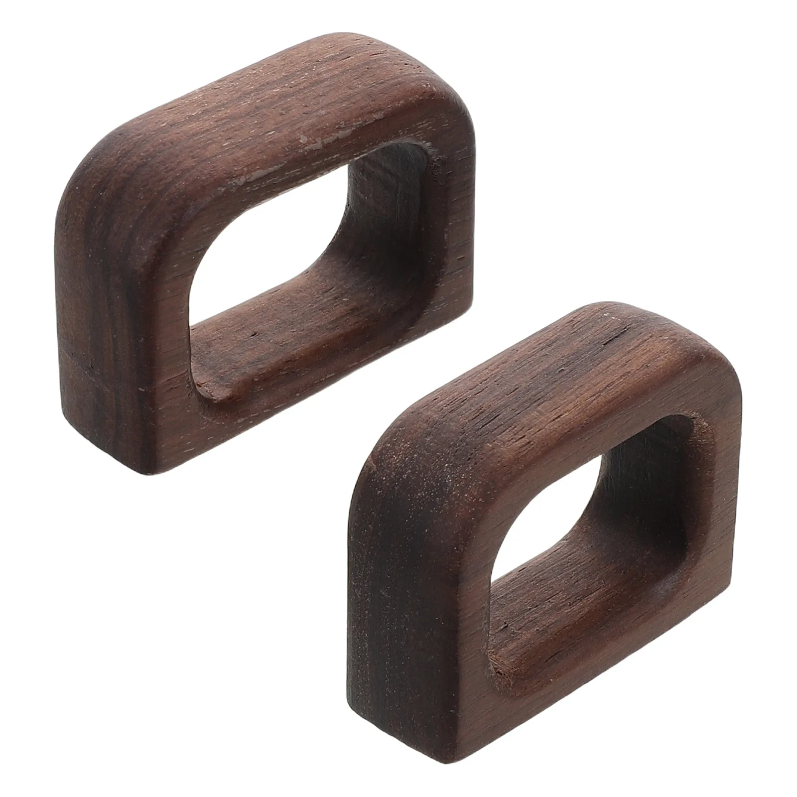 

2Pcs Coffee Cup Handle Walnut Wood Ergonomic Design Smooth Grip for Glass Mug Tea Cup Accessories Comfortable Hold Replacement