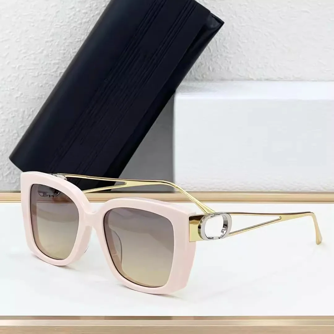 

Dio S3F Faionable Luxury Metal Square Sunglasses ex Eye Sunglasses Vaion Sle Comfortable Ele Resin Lens