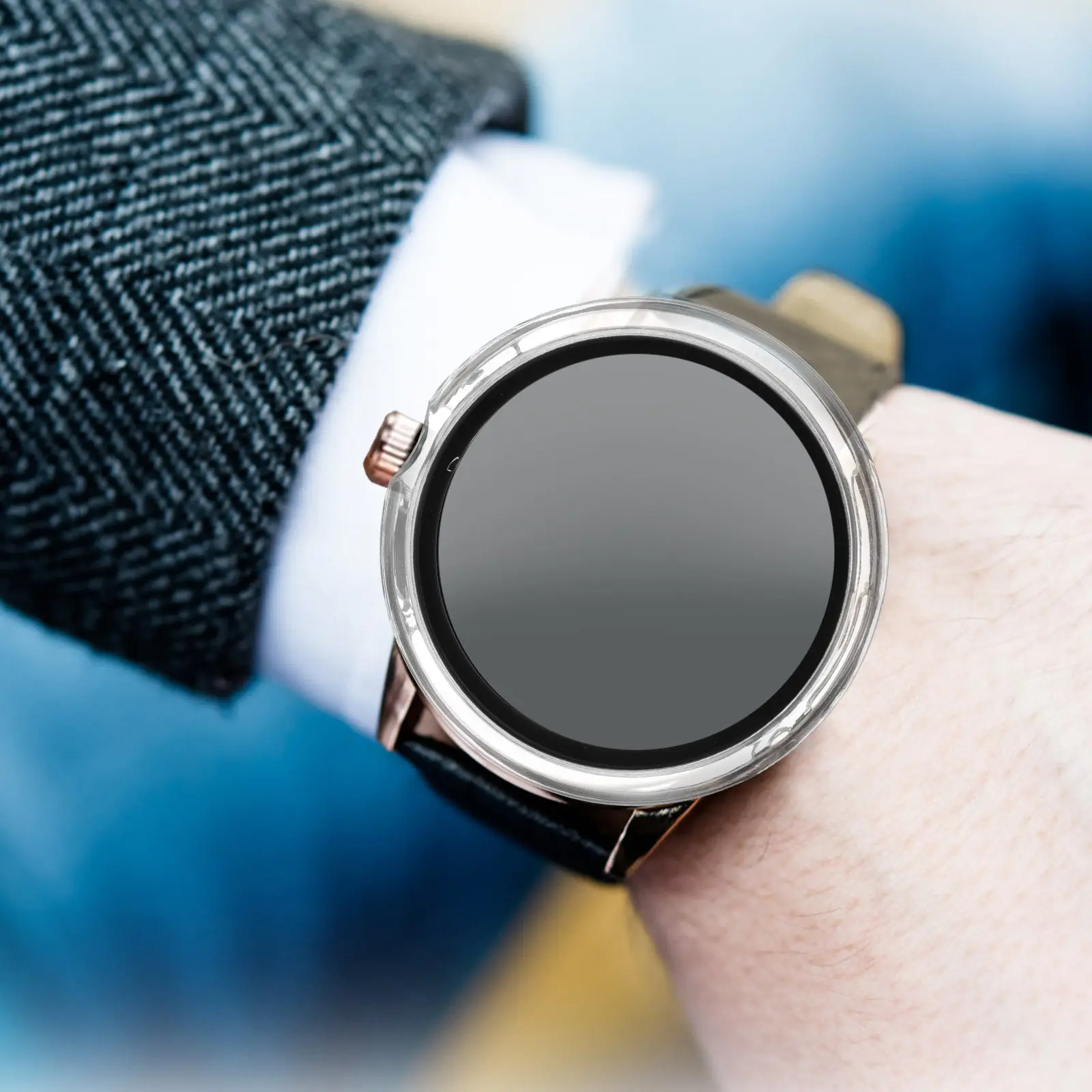 

Защитный чехол для часов из поликарбоната, полностью закрывающий экран, ультратонкий, гладкий, легкий, совместимый с часами