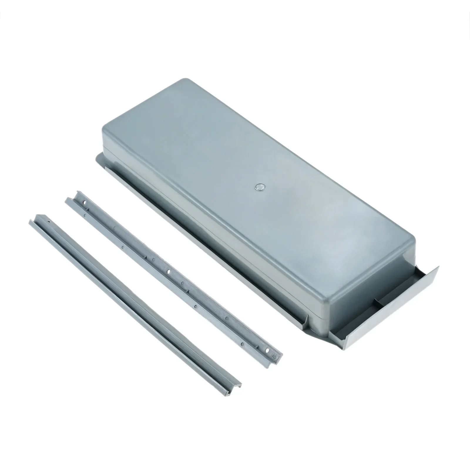 สีเทาลิ้นชัก Slider กล่องอุตสาหกรรมจักรเย็บผ้าขาตั้งลิ้นชัก 34 ซม.x 12.7 ซม.* 4.4 ซม.พลาสติกลิ้นชัก Track