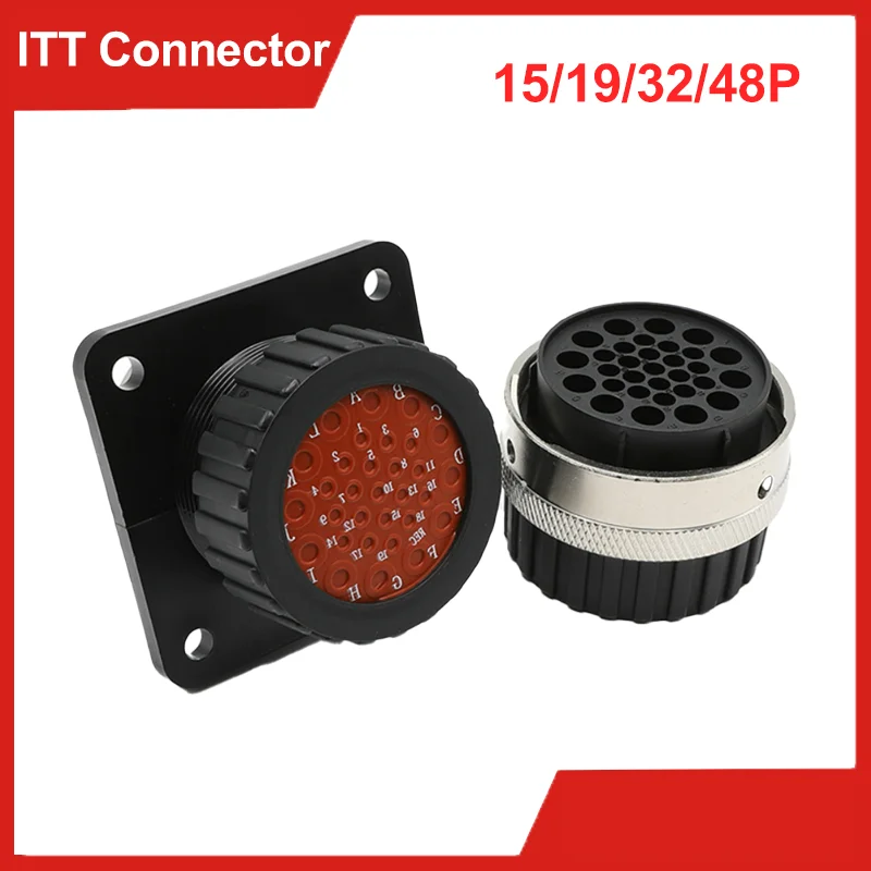 Itt Aviation Plug Connector 15P 19P 32P 48P Male&Female Terminal 192900-0078 Waterproof