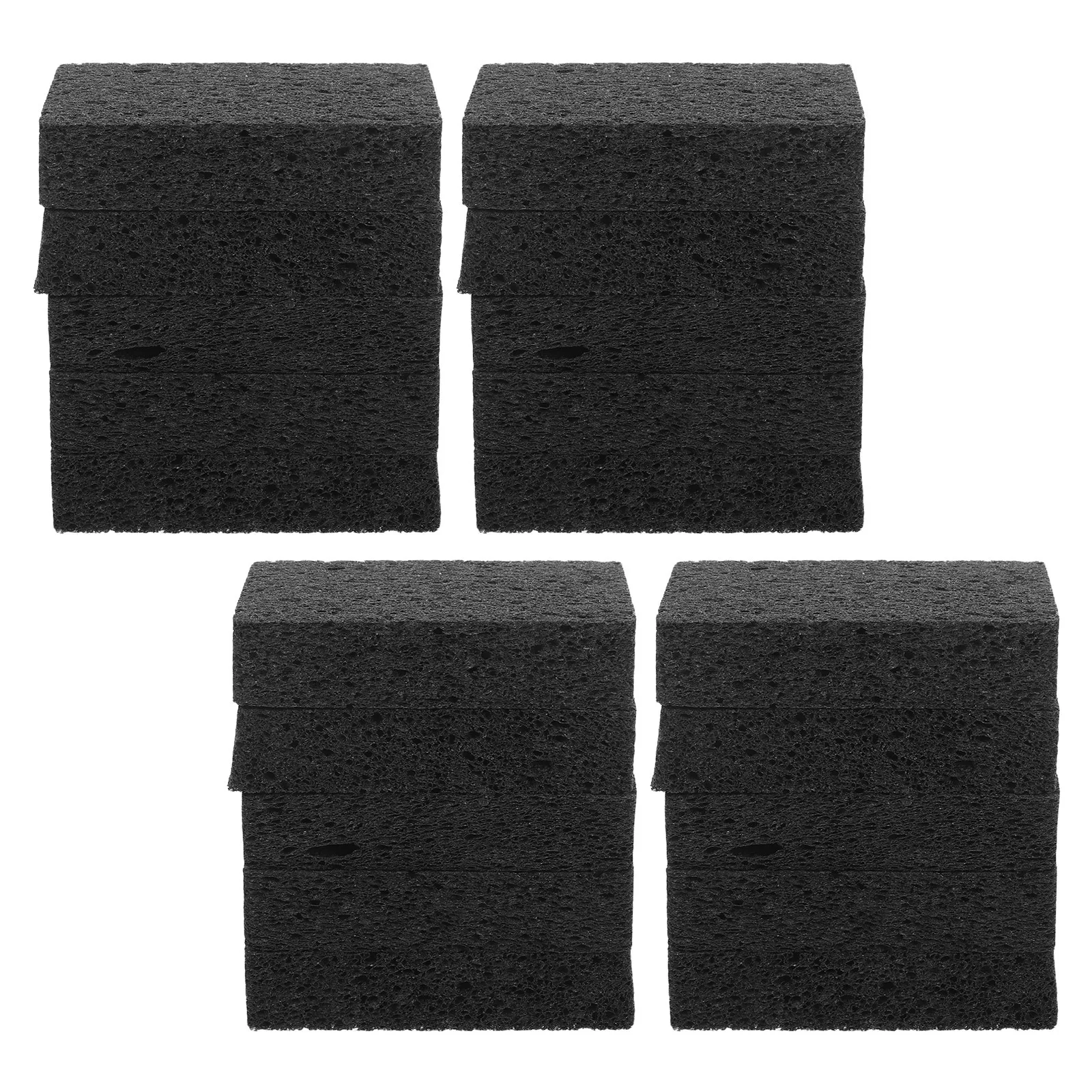 

20pcs Wood Pulp Sponge Kitchen Cellulose Scrubbing Pads For Dish Washing Non Scratch Cleaning Supplies Reusable Sponges Bathroom