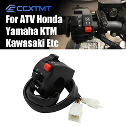 Motorcycle Light Button Far Near Light Switch Horn Button Turn Signal Electric Start Switch For Honda Yamaha Kawasaki ATV KTM