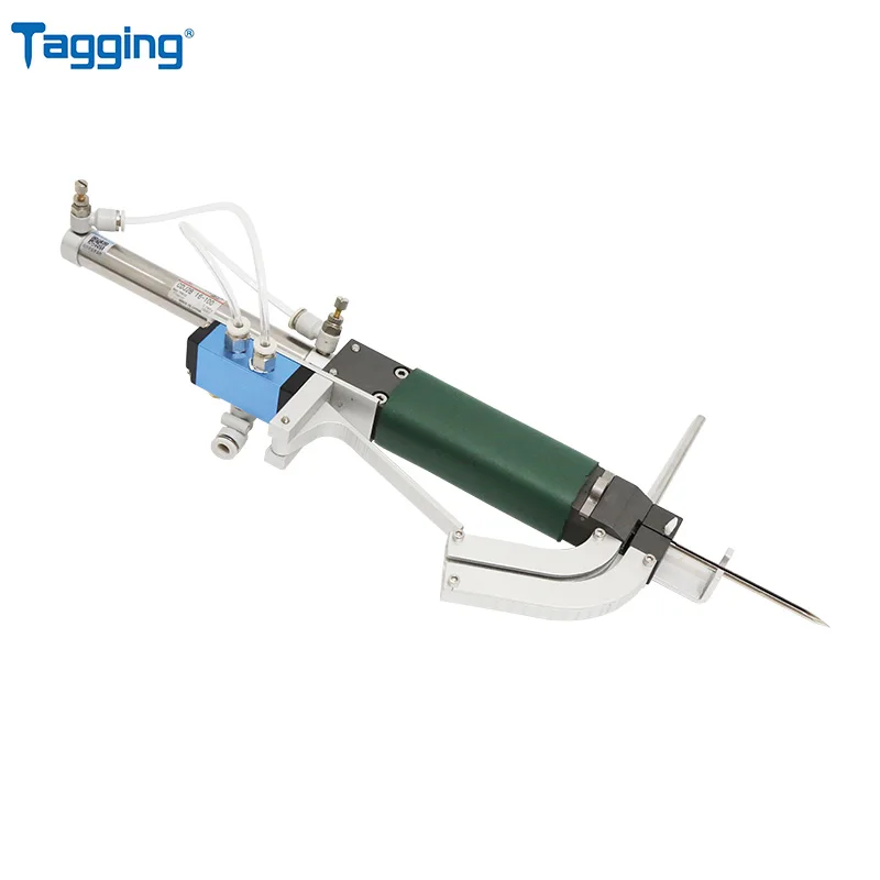 Sofa And Mattress Fixing Machine Pneumatic Tag Gun With Heavy Duty Tag Pin For Heavy Duty Tagging Needle