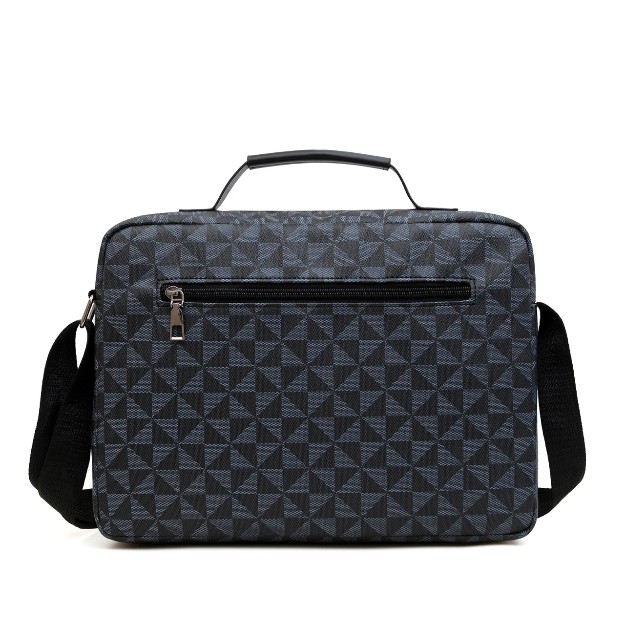 Bolsa de ombro de couro estampada para homens, bolsas crossbody designer de luxo, grande capacidade, Kurt Geiger