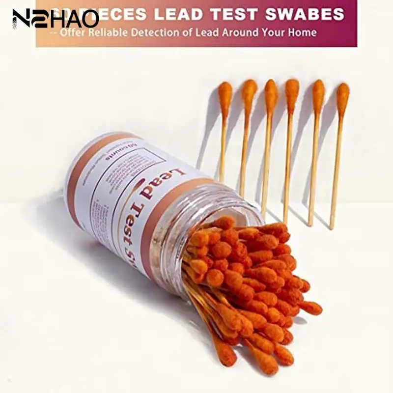 30pcs/pack Lead Test Kit With Testing Swabs Rapid Test Results Lead Testing Strips For All Painted Surfaces Non-Toxic Test