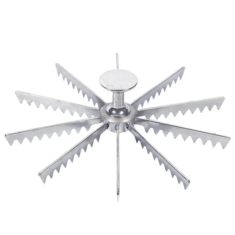 B62B-Alloy Pizza Cutter Gear Mechanism-Guideline Portion Divider For Even Slicing, 6, 8, 10 Teeth Option 10