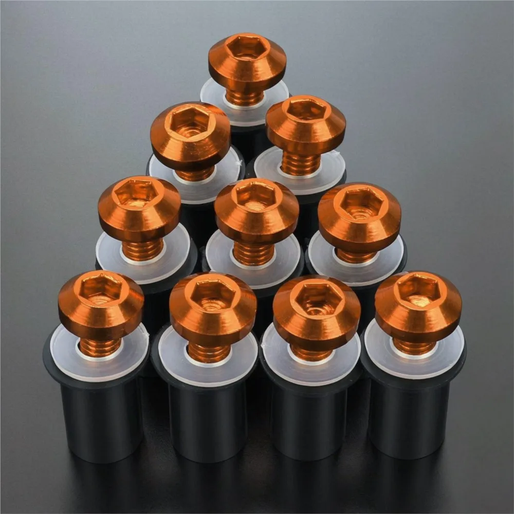 5mm 10PCS Windscreen Windshield Bolts Screws Nuts Kit FOR 390 Duke Adventure 690 701 Enduro R 690 SMC R 990SMT RC8R 990SMR