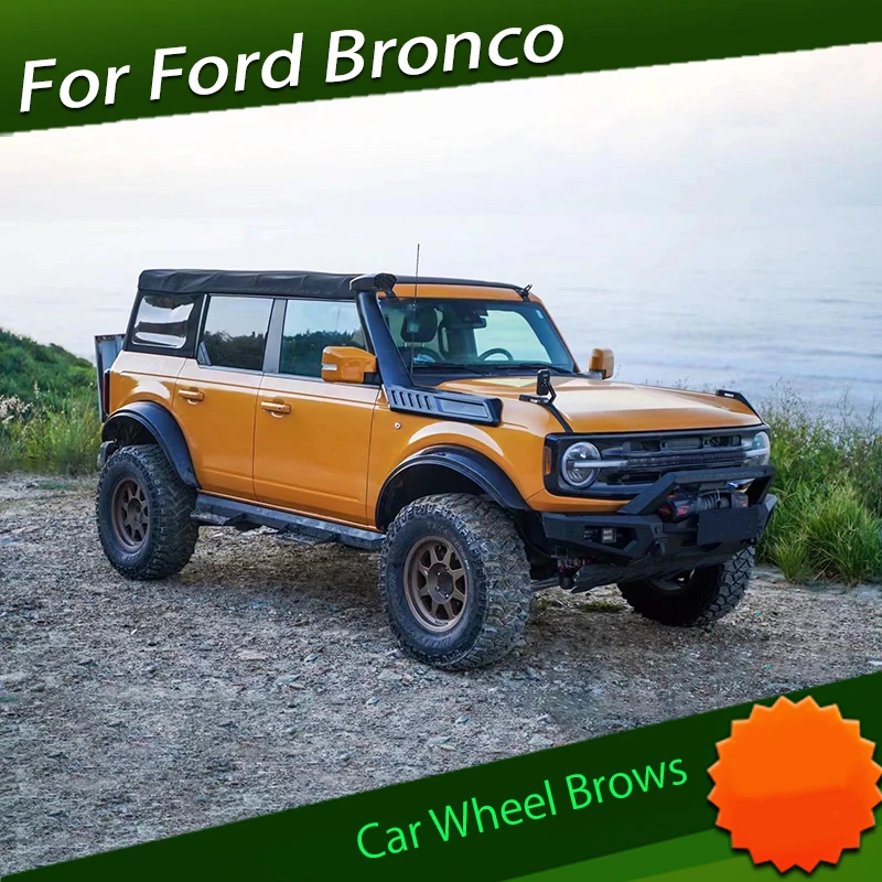 

Cross Country Car Wheel Brows Fit for Ford Bronco Second Generation Forged Carbon Widened Wheel Brows